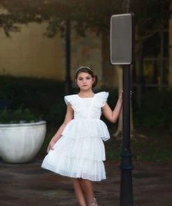 TRISH SCULLY HOME SALE MAIZY DRESS WHITE