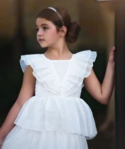 TRISH SCULLY HOME SALE MAIZY DRESS WHITE