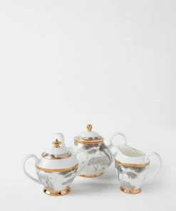TRISH SCULLY HOME GRISAILLE BONE CHINA TEA SERVICE