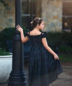 TRISH SCULLY HOME BELLE GOWN BLACKWATCH TARTAN Spring/Summer 2022