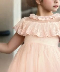 TRISH SCULLY Summer Wedding Guest GIOVANNA DRESS BLUSH PINK