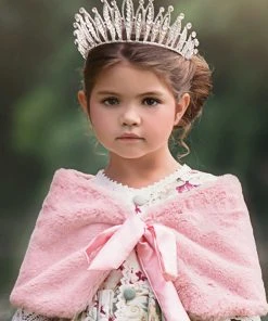 TRISH SCULLY SALE ADELE FAUX FUR WRAP PINK