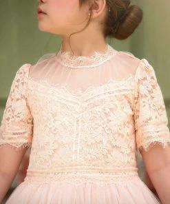 TRISH SCULLY HOME GIRLS HARMONY GOWN PEACHY PINK