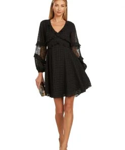 TRISH SCULLY LARA DRESS BLACK