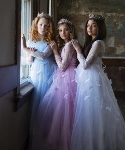 TRISH SCULLY HOME MARIPOSA GOWN BLUE