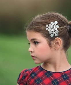 TRISH SCULLY A TRIO OF FLOWERS 3PC. FLOWER CLIP SET Accessories