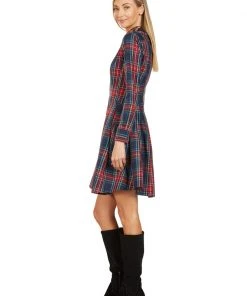 TRISH SCULLY HOME TRACY EMBROIDERED COLLAR TARTAN DRESS 15 TRISH SCULLY HOME TRACY EMBROIDERED COLLAR TARTAN DRESS