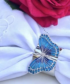 TRISH SCULLY HOME Mother's Day Gift Guide MARIPOSA NAPKIN RING SET OF 2