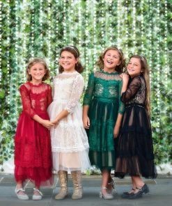 TRISH SCULLY AIMEE DRESS CRIMSON Girls 2T-6