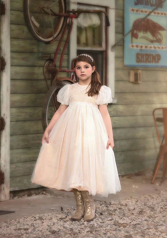 TRISH SCULLY HOME GIRLS JACQUELINE GOWN CHAMPAGNE 3 TRISH SCULLY HOME GIRLS JACQUELINE GOWN CHAMPAGNE