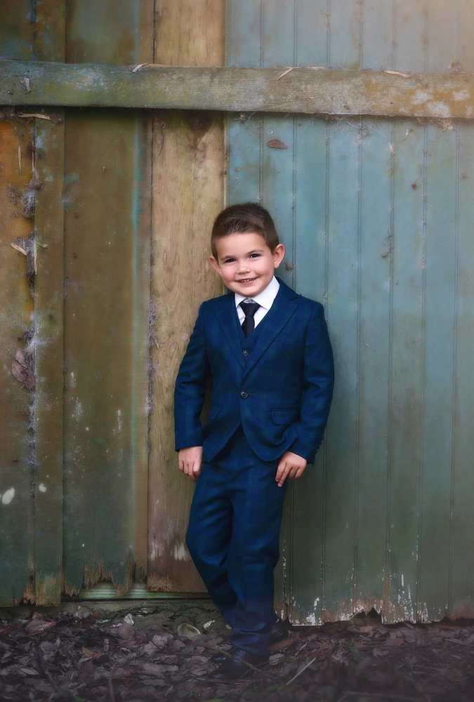 TRISH SCULLY LIVINGSTON TARTAN 3PC. SUIT BOYS 3 TRISH SCULLY LIVINGSTON TARTAN 3PC. SUIT BOYS