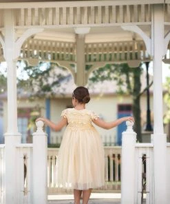 TRISH SCULLY KATRINA DRESS BUTTERSCOTCH GIRLS