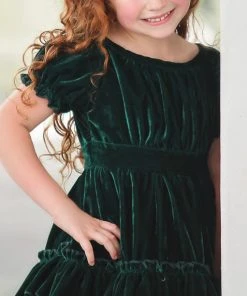 TRISH SCULLY HOME HOLLY DRESS EMERALD 8 TRISH SCULLY HOME HOLLY DRESS EMERALD