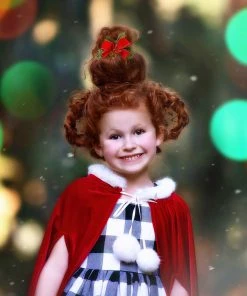 TRISH SCULLY SANTA'S SILLY HELPER DRESS & CAPE SET