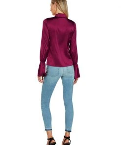 TRISH SCULLY HOME WOMEN MARGOT BLOUSE ORCHID 7 TRISH SCULLY HOME WOMEN MARGOT BLOUSE ORCHID
