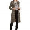 TRISH SCULLY EMILIA PLAID COAT WOMEN