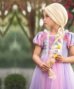 TRISH SCULLY BLONDE BRAIDED WIG Dress Up