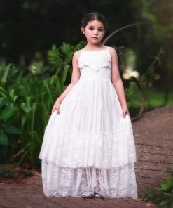 TRISH SCULLY ALEXANDRA MAXI DRESS WHITE