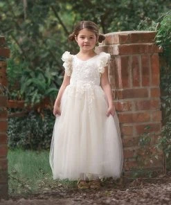 TRISH SCULLY BIANCA GOWN IVORY