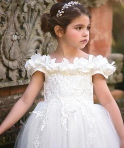 TRISH SCULLY HOME BELLE GOWN WHITE