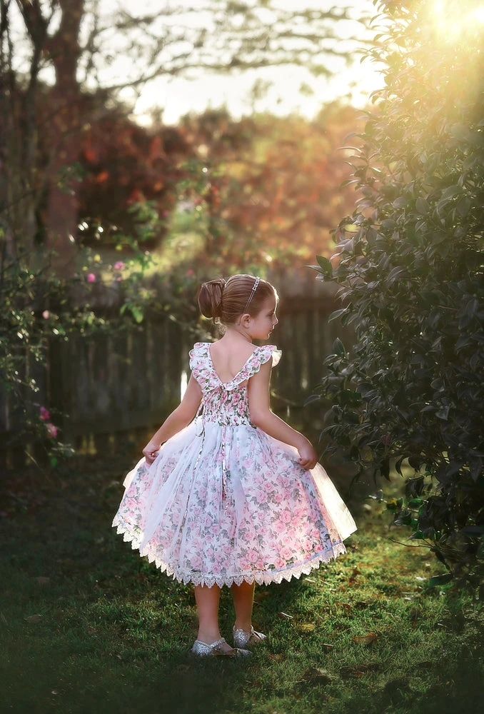 TRISH SCULLY GIRLS ABBY DRESS PINK 5 TRISH SCULLY GIRLS ABBY DRESS PINK