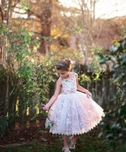 TRISH SCULLY GIRLS ABBY DRESS PINK 9 TRISH SCULLY GIRLS ABBY DRESS PINK