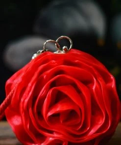 TRISH SCULLY LA ROSA ROJA SOFT CLUTCH Handbags