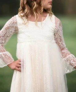 TRISH SCULLY HOME GIRLS DELANEY GOWN ANTIQUE