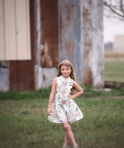 TRISH SCULLY ADA DRESS IVORY FLORAL