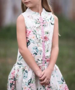 TRISH SCULLY ADA DRESS IVORY FLORAL