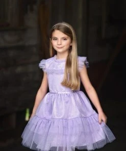 TRISH SCULLY ELODIE DRESS LAVENDER