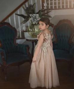 TRISH SCULLY BIANCA GOWN GOLD