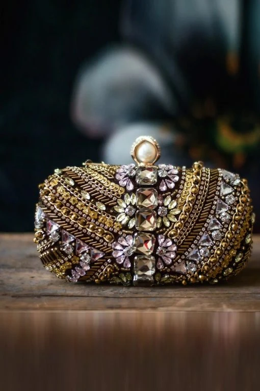 TRISH SCULLY WOMEN LA JOLLA ANTIGUA JEWELLED CLUTCH