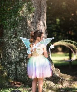 TRISH SCULLY Dress Up FAIRY DRESS, WINGS & WAND 3PC. SET