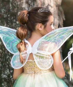 TRISH SCULLY Dress Up FAIRY DRESS, WINGS & WAND 3PC. SET