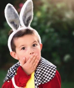 TRISH SCULLY WHITE RABBIT 4PC. COSTUME