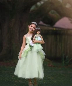 TRISH SCULLY Dress Up FROG PRINCESS GOWN & BELT SET
