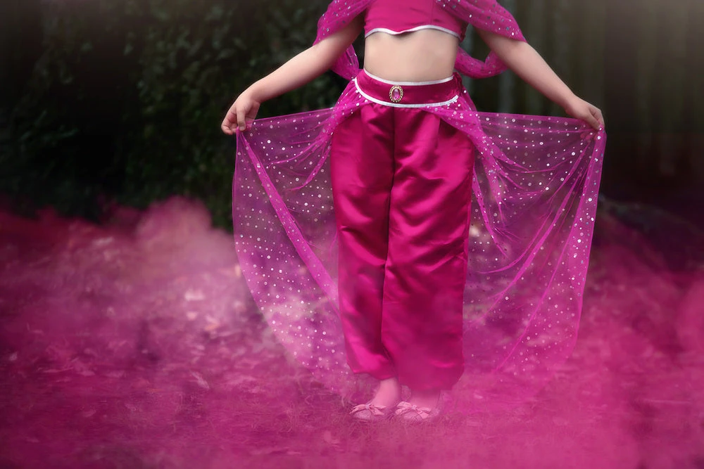 TRISH SCULLY Dress Up GENIE COSTUME FUCHSIA 6 TRISH SCULLY Dress Up GENIE COSTUME FUCHSIA