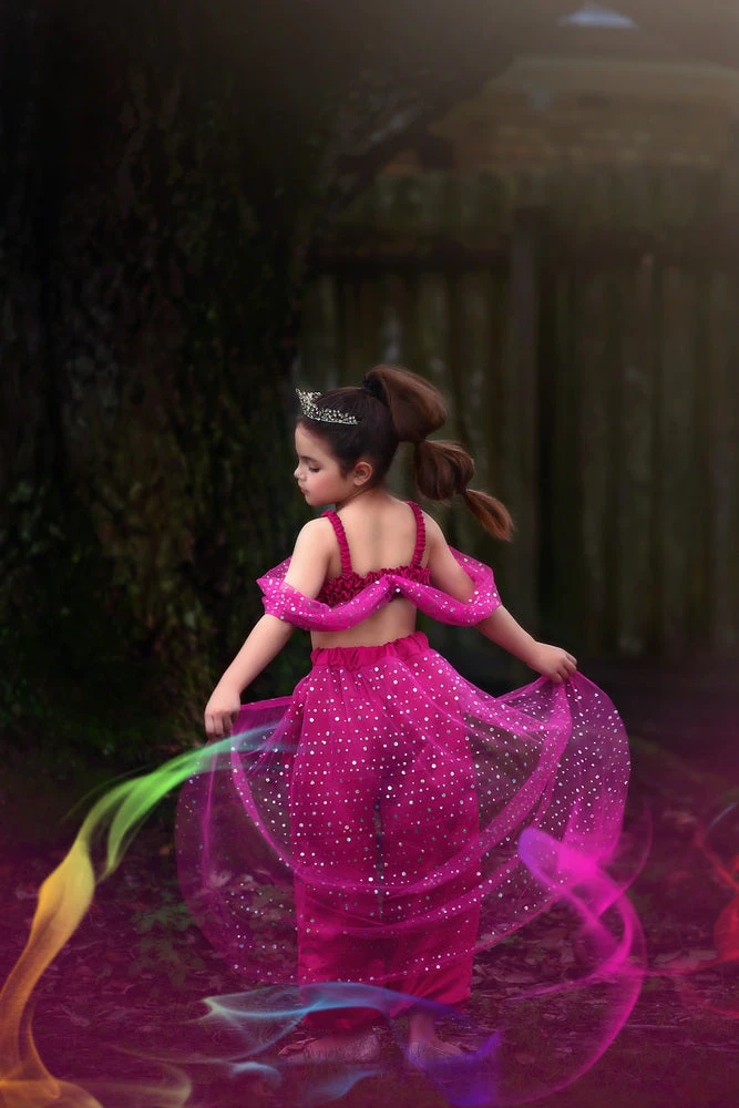 TRISH SCULLY Dress Up GENIE COSTUME FUCHSIA 7 TRISH SCULLY Dress Up GENIE COSTUME FUCHSIA