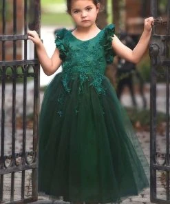 TRISH SCULLY BIANCA GOWN EMERALD