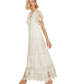 TRISH SCULLY MARJORIE MAXI DRESS WHITE WOMEN