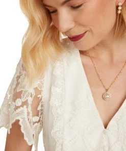 TRISH SCULLY MARJORIE MAXI DRESS WHITE WOMEN