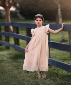 TRISH SCULLY ADRIANA DRESS BUTTERSCOTCH