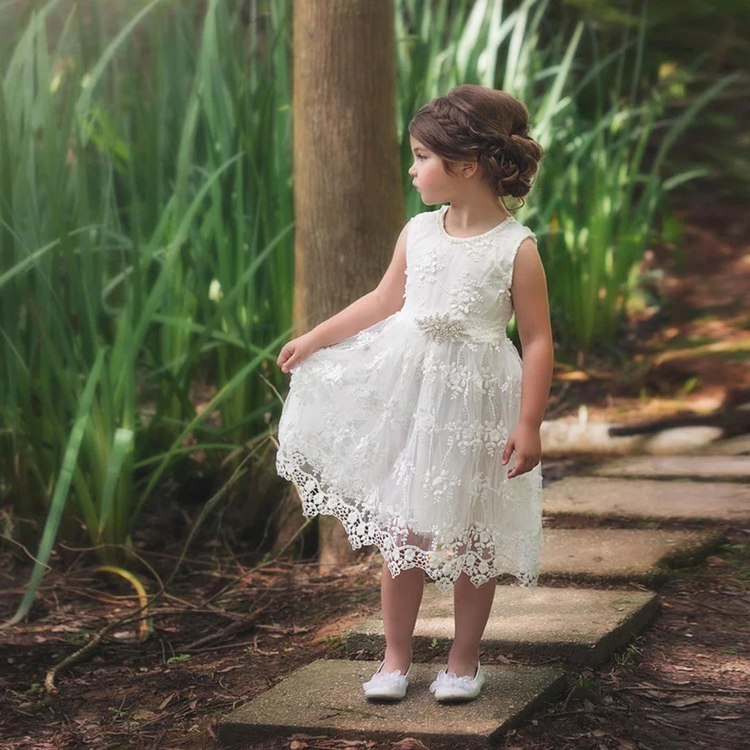 TRISH SCULLY HOME BELLA BRIANNA DRESS & BELT SET-ANTIQUE WHITE 4 TRISH SCULLY HOME BELLA BRIANNA DRESS & BELT SET-ANTIQUE WHITE