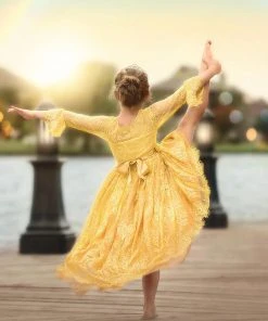 TRISH SCULLY AINSLEY DRESS & BELT SET TURMERIC