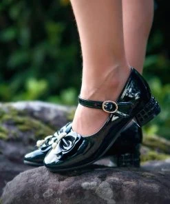 TRISH SCULLY BLACK BUTTERFLY SHOE Shoes