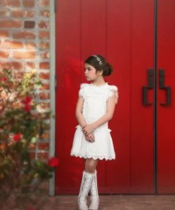 TRISH SCULLY Shop All Girls Apparel GRAMERCY BOOT WHITE