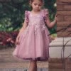 TRISH SCULLY GIRLS BIANCA DRESS ROSE