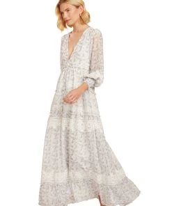 TRISH SCULLY SOFIA MAXI DRESS LAVENDER FLORAL 13 TRISH SCULLY SOFIA MAXI DRESS LAVENDER FLORAL