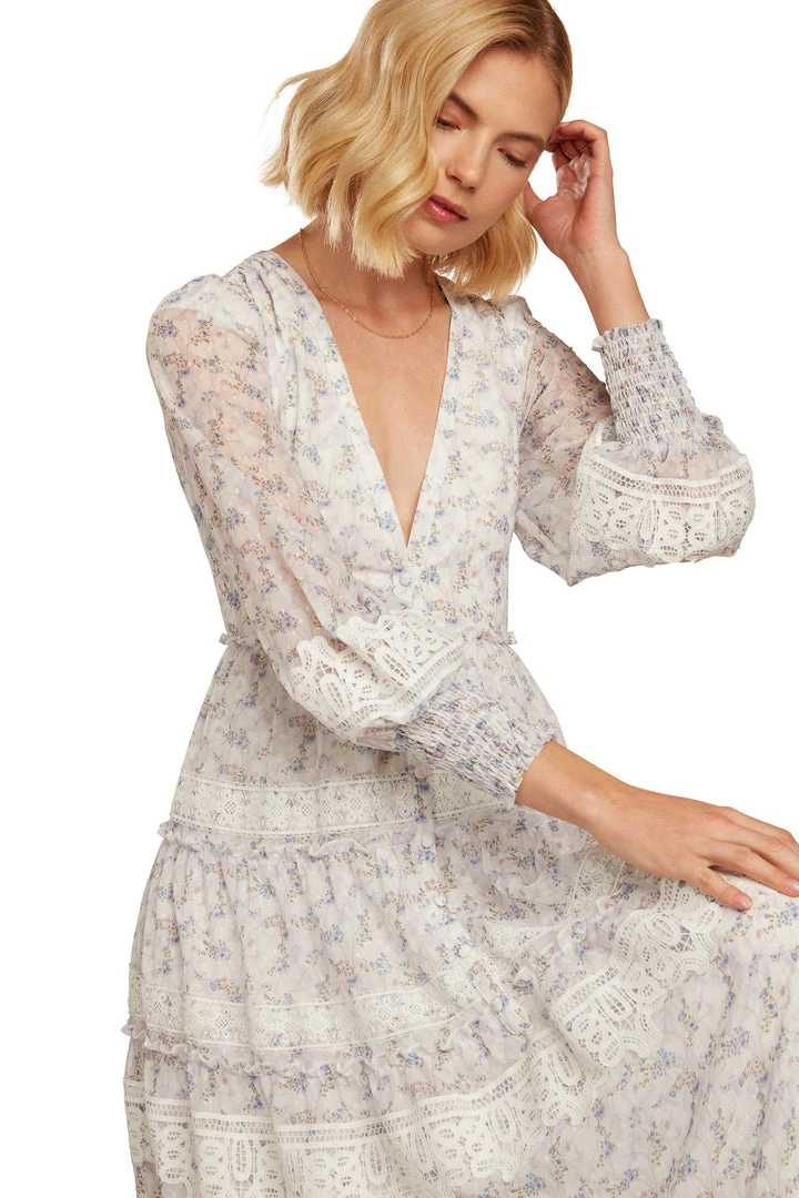 TRISH SCULLY SOFIA MAXI DRESS LAVENDER FLORAL 8 TRISH SCULLY SOFIA MAXI DRESS LAVENDER FLORAL